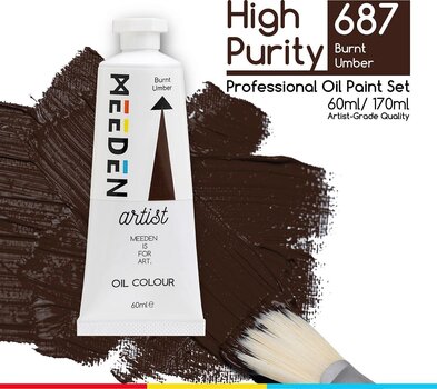 Uljana boja Meeden 34.1049 Уљана боја 49 Raw Umber 60 ml 1 kom - 2