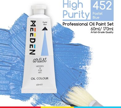 Culoare ulei Meeden 34.1035 Vopsea cu ulei 35 Pastel Blue 60 ml 1 buc. - 2
