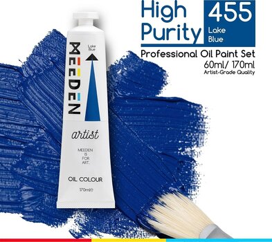 Uljana boja Meeden 34.1102 Uljana boja 02 Lake Blue 170 ml 1 kom - 2