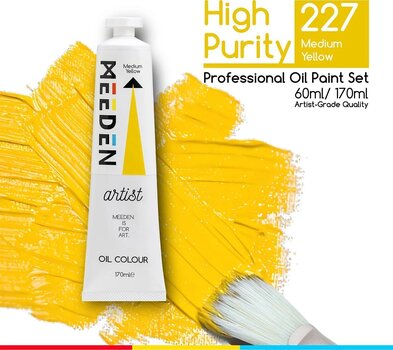 Uljana boja Meeden 34.1112 Uljana boja 12 Medium Yellow 170 ml 1 kom - 2