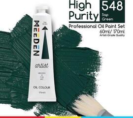 Tempera ad olio Meeden 34.1118 Pittura a olio 18 Sap Green 170 ml 1 pz - 1