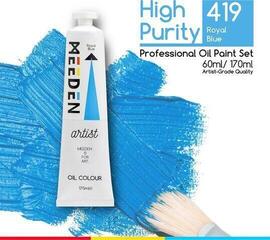 Tempera ad olio Meeden 34.1134 Pittura a olio 34 Royal Blue 170 ml 1 pz - 1