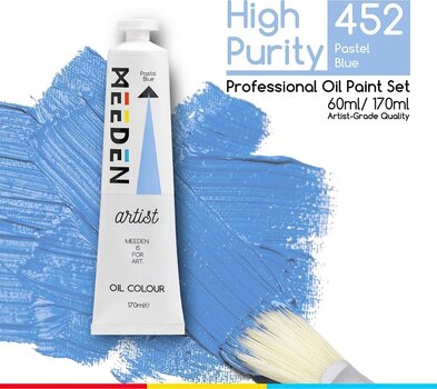 Culoare ulei Meeden 34.1135 Vopsea cu ulei 35 Pastel Blue 170 ml 1 buc. - 2