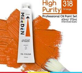 Tempera ad olio Meeden 34.1141 Pittura a olio 41 Orange 170 ml 1 pz - 1
