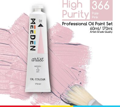 Culoare ulei Meeden 34.1145 Vopsea cu ulei 45 Pale Pink 170 ml 1 buc. - 2