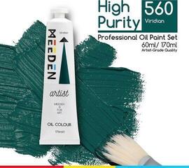 Tempera ad olio Meeden 34.1147 Pittura a olio 47 Viridian 170 ml 1 pz - 1