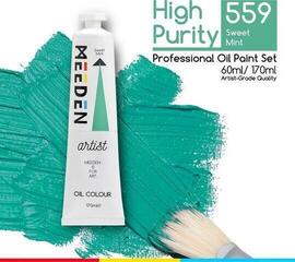 Tempera ad olio Meeden 34.1148 Pittura a olio 48 Sweet Mint 170 ml 1 pz - 1