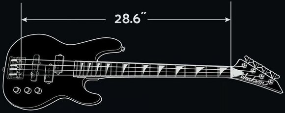 Elektromos basszusgitár Jackson JS Series Concert Bass Minion JS1X AN Silverburst Elektromos basszusgitár - 7