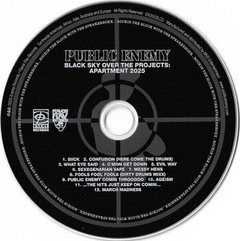 CD диск Public Enemy - Black Sky Over The Projects: Apartment 2025 (CD) - 3