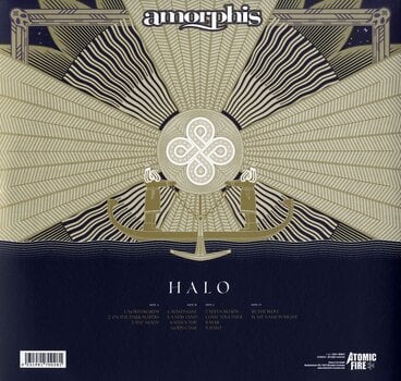 Vinyl Record Amorphis - Halo (Limited Edition) (Gold+Black Dust Splatter Coloured) (2 LP) - 3