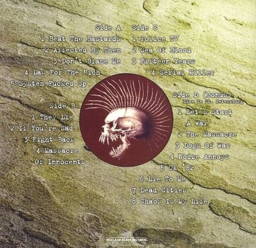 Вінілові платівки The Exploited - Beat The Bastards (Reissue) (Limited Edition) (Red/Black Splatter Coloured) (2 LP) - 3