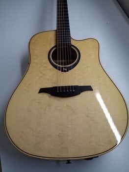 Chitarra Semiacustica Dreadnought LAG Tramontane HyVibe 30 Natural Chitarra Semiacustica Dreadnought (Seminuovo) - 2