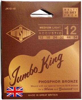 Cordes de guitares acoustiques Rotosound JK12-10 Cordes de guitares acoustiques (Comme neuf) - 2