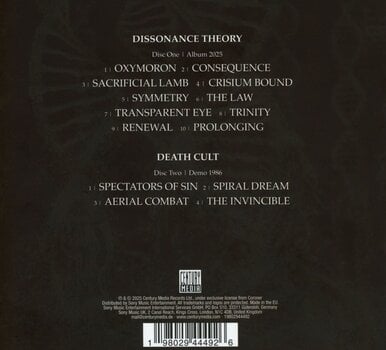 Hudební CD Coroner - Dissonance Theory (CD) - 3