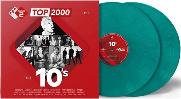 Vinylplade Various Artists - Top 2000 - The 10's (Fresh Green Coloured) (180 g) (2 LP) - 2
