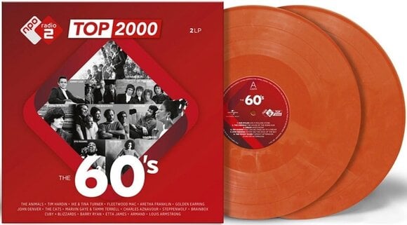 Disque vinyle Various Artists - Top 2000 - The 60's (Almost Pink Coloured) (180 g) (2 LP) - 2