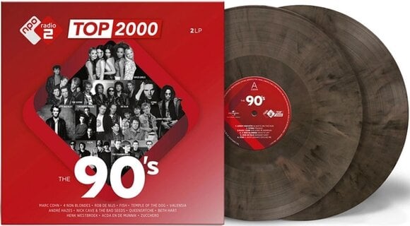 LP ploča Various Artists - Top 2000 - The 90's (Dirty Pink Coloured) (2 LP) - 2