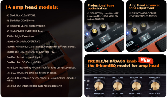 Combinación de modelado Joyo Jam Buddy II Combinación de modelado - 6