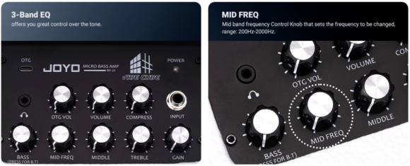 Malo bas combo pojačalo Joyo BA-30 Vibe Cube Malo bas combo pojačalo - 6