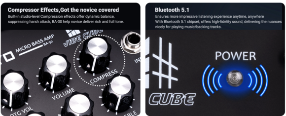 Malo bas combo pojačalo Joyo BA-30 Vibe Cube Malo bas combo pojačalo - 7