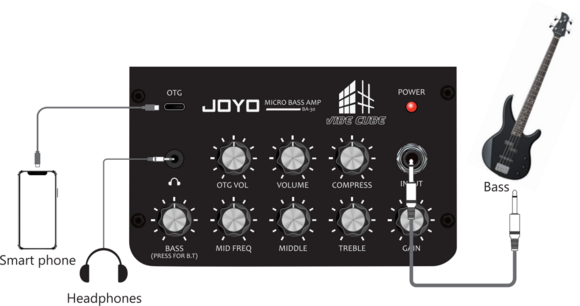 Malo bas combo pojačalo Joyo BA-30 Vibe Cube Malo bas combo pojačalo - 11