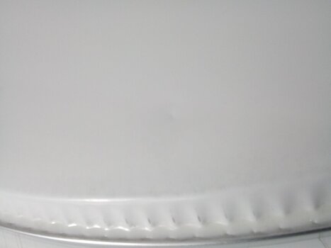 Naciąg do perkusji marszowych Evans BD28MX1W MX1 Marching Bass White 28" Naciąg do perkusji marszowych (Uszkodzone) - 3