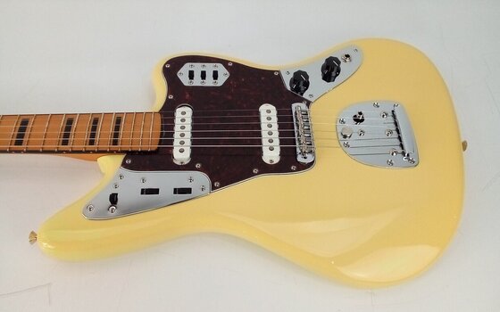 E-Gitarre Fender Vintera II 70s Jaguar MN Vintage White E-Gitarre (Neuwertig) - 3