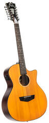 12-струнна електро-акустична китара D'Angelico Premier Fulton LS Satin Vintage Natural 12-струнна електро-акустична китара - 2