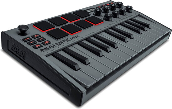 Klawiatury sterujące do 25 klawiszy Akai MPK mini MK3 Grey Klawiatury sterujące do 25 klawiszy - 6