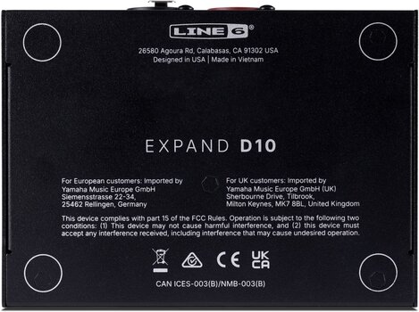 Gitarren-Multieffekt Line6 Expand D10 Gitarren-Multieffekt - 3