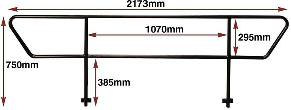 Аксесоари за скеле Duratruss DURASTAGE Handrail Vario Stair right Аксесоари за скеле - 2