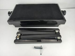 Дървена табуретка за пиано Pianonova SG 801 Дървена табуретка за пиано Black (Повреден) - 1