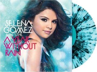 Hanglemez Selena Gomez - A Year Without Rain (Limited Edition) (Transparent Ice Blue/Black Splatter Coloured) (LP) - 1