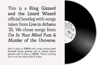 Disco de vinil King Gizzard & The Lizard Wizard - Songs From I'm In Your Mind Fuzz & Murder Of The Universe Live In Athens '25 (LP) - 1