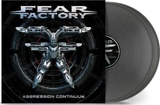 Disc de vinil Fear Factory - Aggression Continuum (Gatefold Sleeve) (Limited Edition) (Grey Coloured) (2 LP) - 2