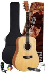 Dreadnought Guitar SX SD104K Natural Dreadnought Guitar - 1