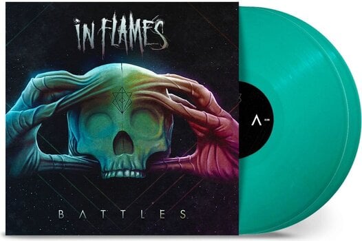 Vinyl Record In Flames - Battles (Gatefold Sleeve) (Reissue) (Turquoise Coloured) (2 LP) - 2