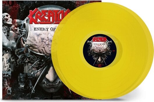 Vinyl Record Kreator - Enemy Of God (Remastered) (Gatefold Sleeve) (Yellow Coloured) (2 LP) - 2
