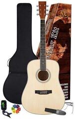 Akustikgitarre SX SD104LK Natural Akustikgitarre - 1