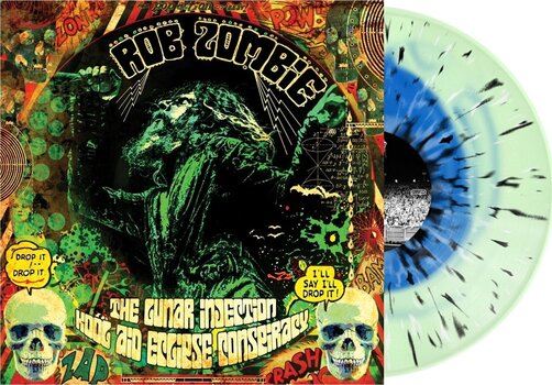 Disco in vinile Rob Zombie - The Lunar Injection Kool Aid Eclipse Conspiracy (Limited) (Blue/Bottle Green/Black/Bone Splatter Coloured) (LP) - 2