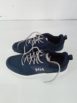 Mens Sailing Shoes Helly Hansen Men's Skagen F-1 Offshore Sailing Trainers Navy/Graphite Blue/Off White 43 (Damaged) - 2