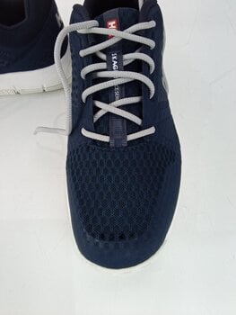 Mens Sailing Shoes Helly Hansen Men's Skagen F-1 Offshore Sailing Trainers Navy/Graphite Blue/Off White 43 (Damaged) - 3