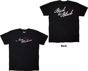 T-Shirt Amy Winehouse T-Shirt Back To Black Unisex Black S - 2