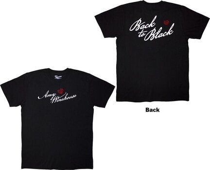 Tricou Amy Winehouse Back To Black Black M Tricou - 3