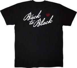 T-Shirt Amy Winehouse T-Shirt Back To Black Unisex Black L - 1