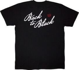 T-Shirt Amy Winehouse T-Shirt Back To Black Unisex Black XL - 1