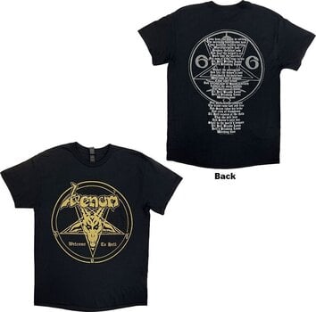 Maglietta Venom Maglietta Welcome To Hell Unisex Black S - 3