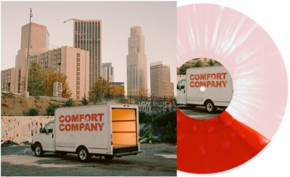 LP deska Bearings - Comfort Company (Indie Exclusive) (Half Baby Pink/Half Red with White Splatter Coloured) (LP) - 2