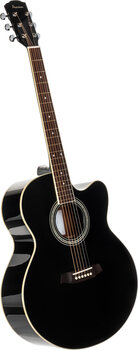 Jumbo Guitar Pasadena PJC-350 Black Jumbo Guitar - 3