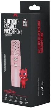 Karaoke systém Maxlife MXBM-500 Pink Karaoke systém - 4